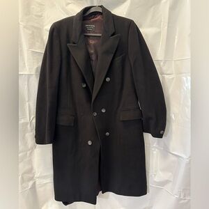 Pierre Cardin Wool trenchcoat black
